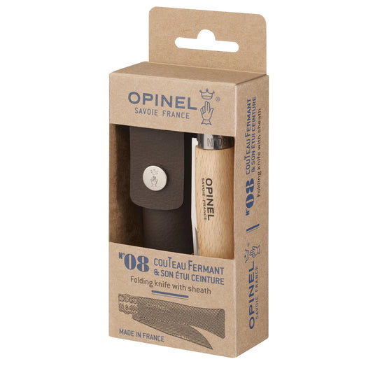 Opinel No.08 Knife & Sheath Set