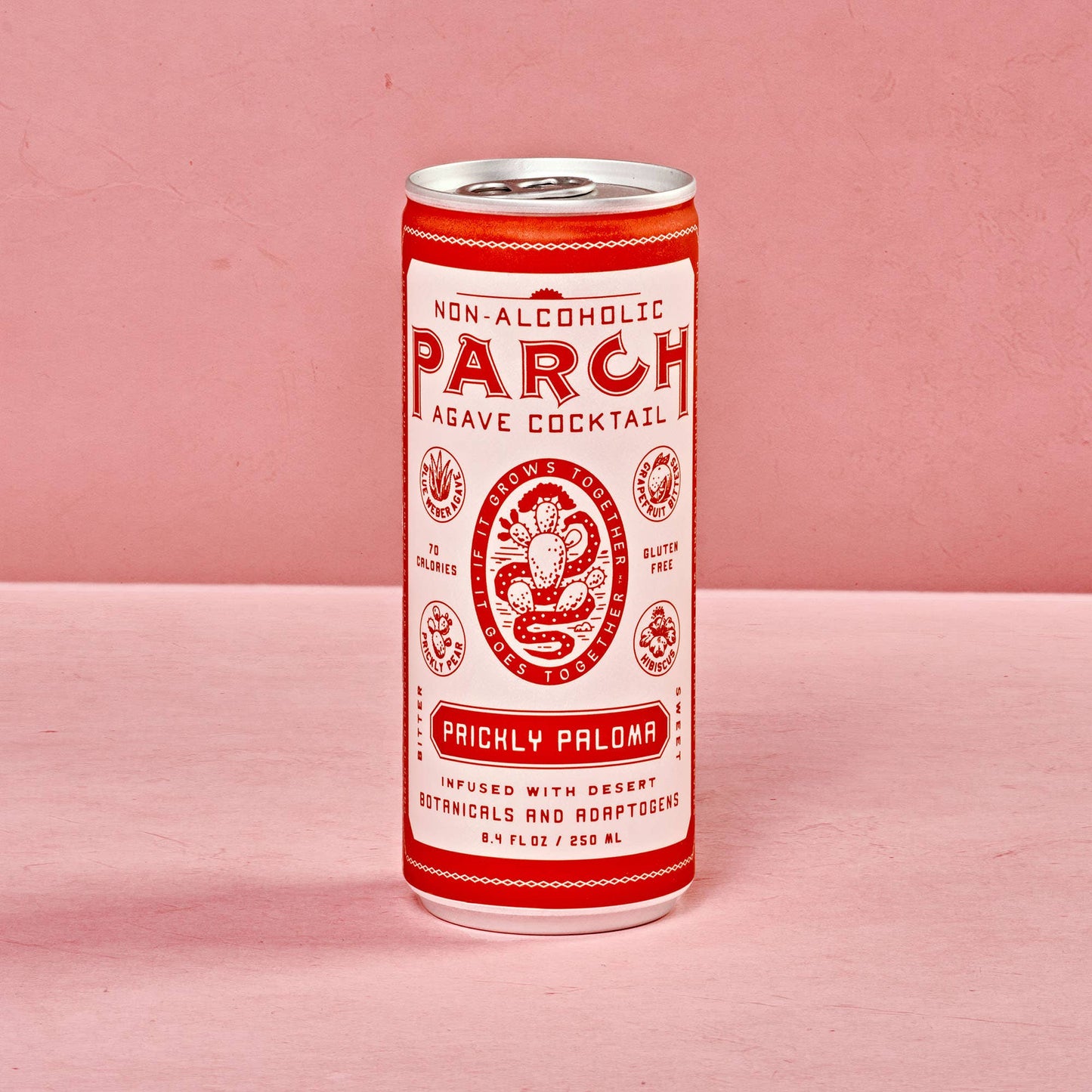 PARCH Prickly Paloma Agave Mocktail - 4 pack