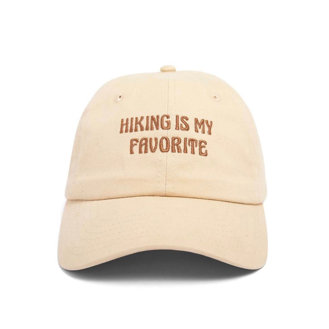 Hiking Is My Favorite Hat