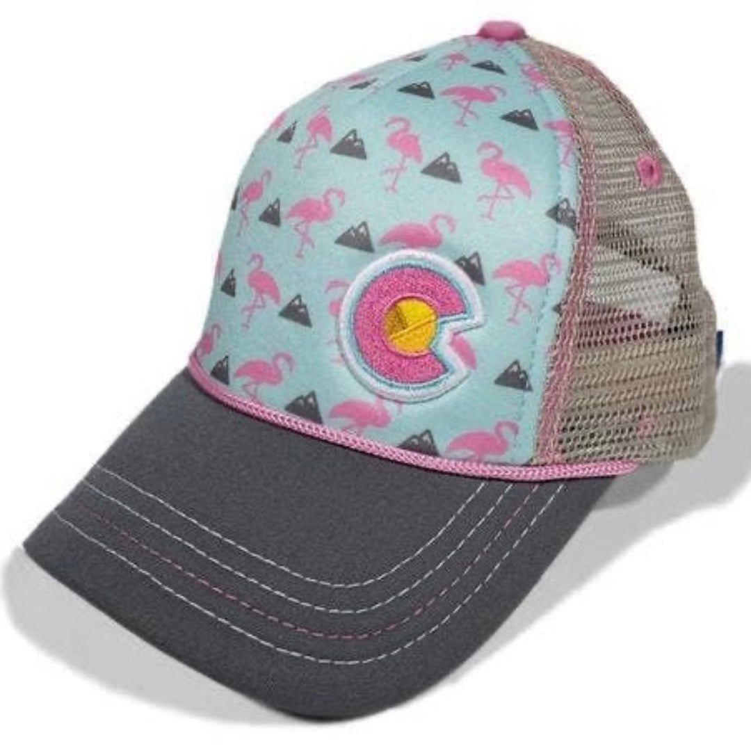 Toddler Flamingo Nugget Trucker Hat