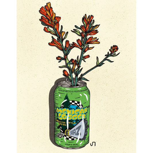 Mexican Logger Beer Can