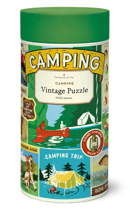 Camping Vintage Puzzle - 1000 piece