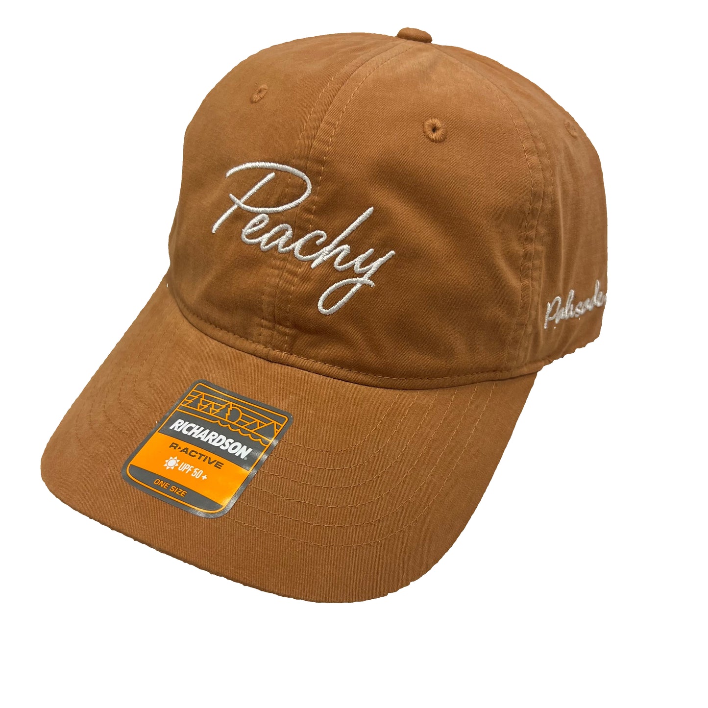 Peachy Embroidered Hat