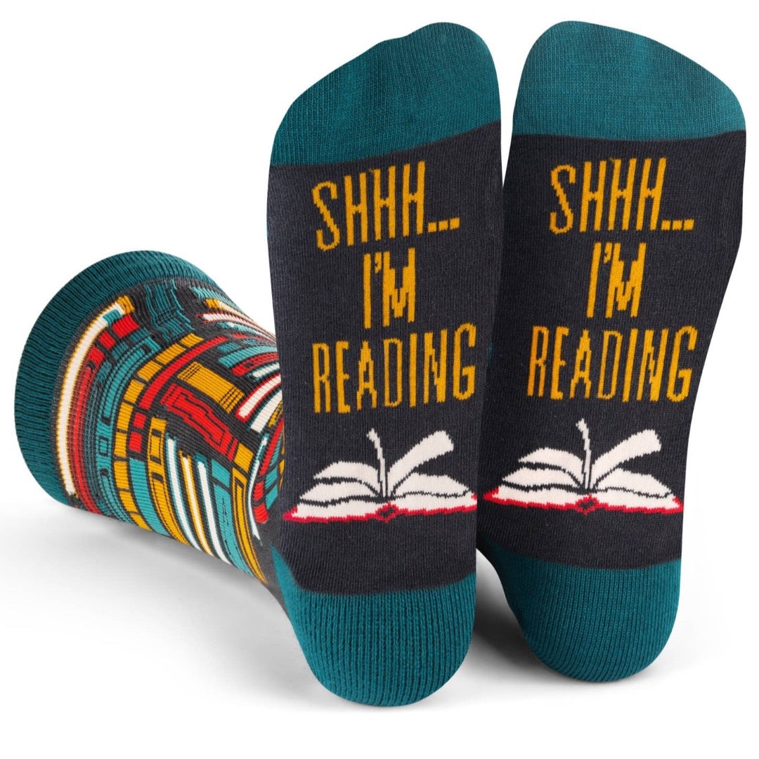 Shhh I’m Reading Socks