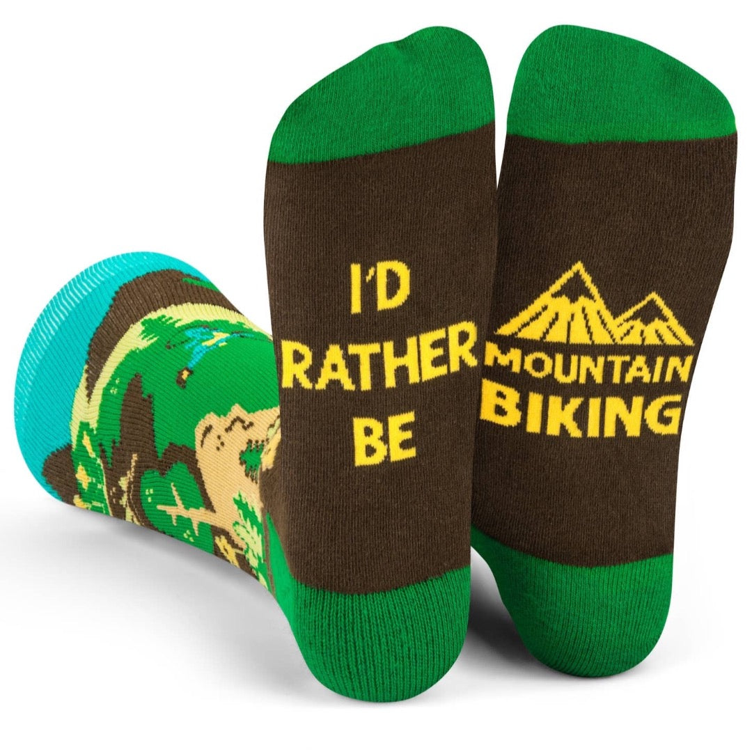 I’d Rather Be Mountain Biking Socks