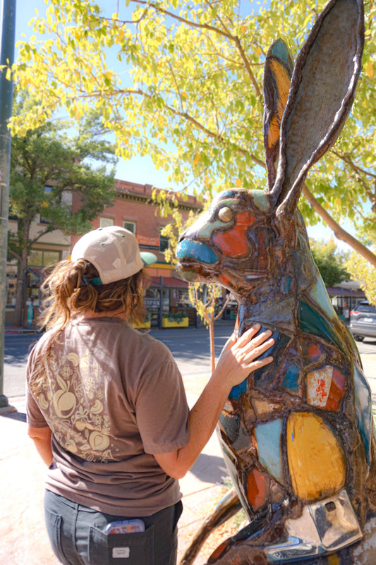 Palisade Peach Doodles Comfort Colors T-Shirt