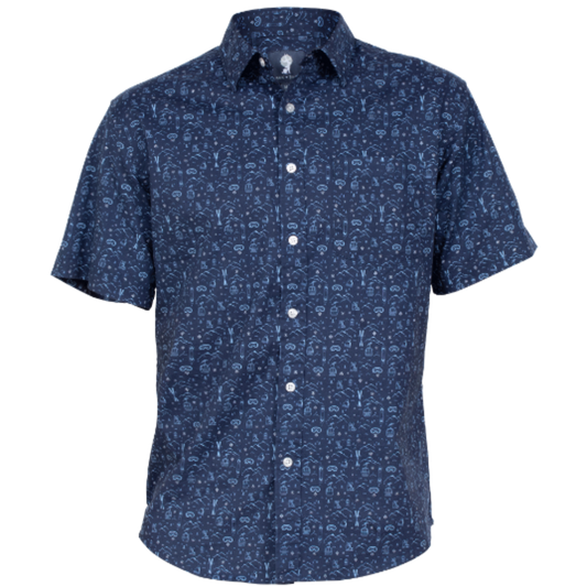 Jack + Sage Short-Sleeve Ice Dream Camp Button Up