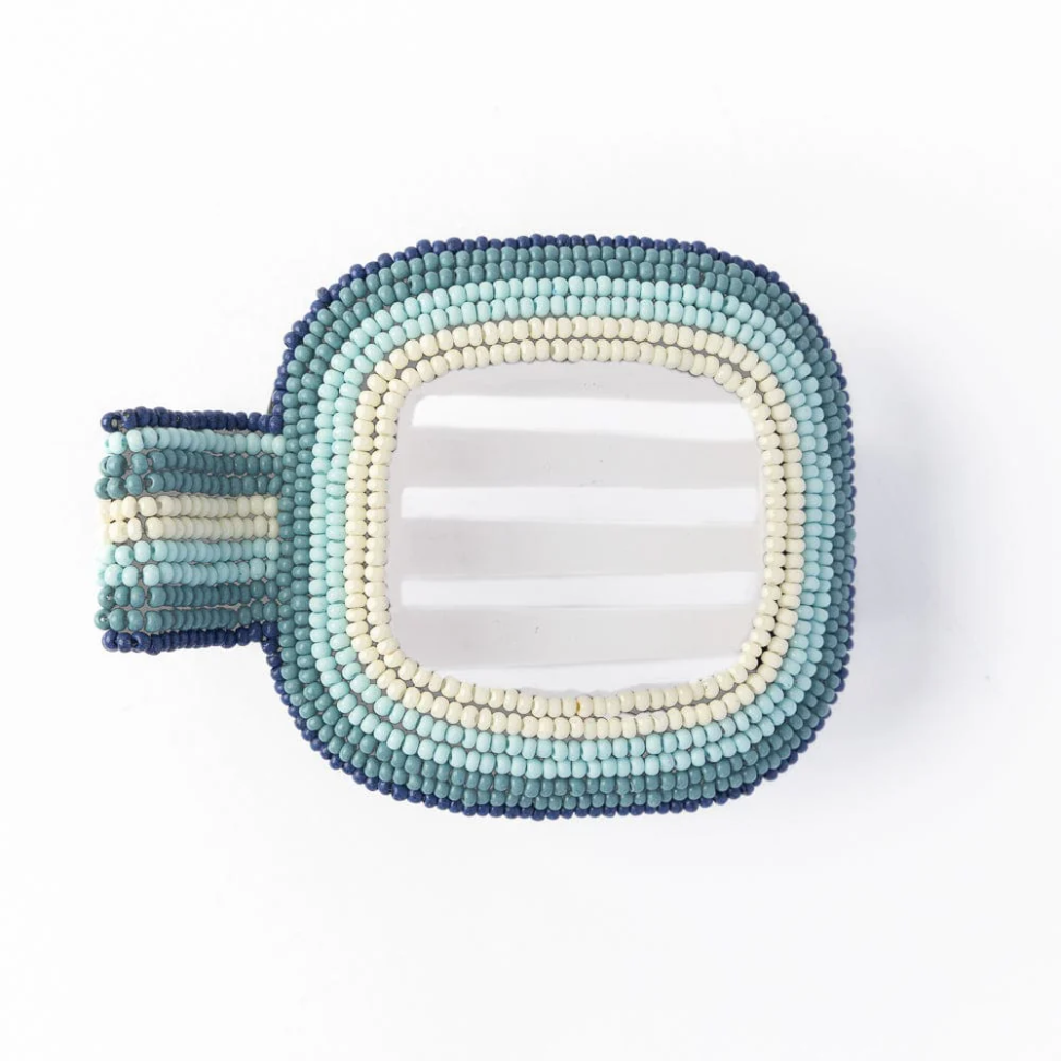 Charlotte Ombre Flat Hair Clip - Blue - Ink + Alloy