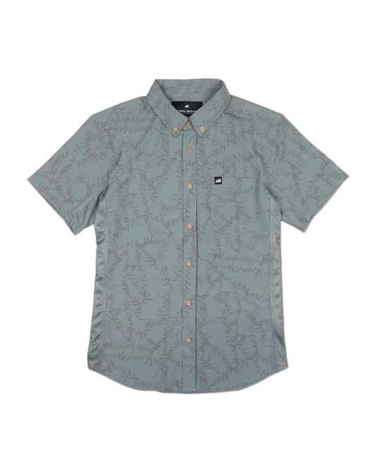 Men's Vista Stretch Button Down - Piney Green