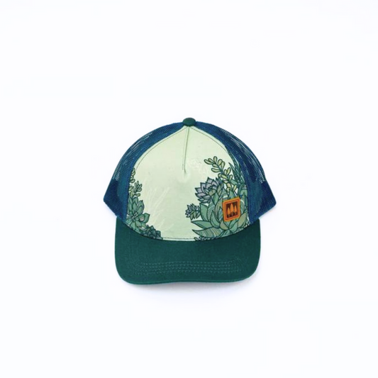 Fine Line Succulent Trucker Hat