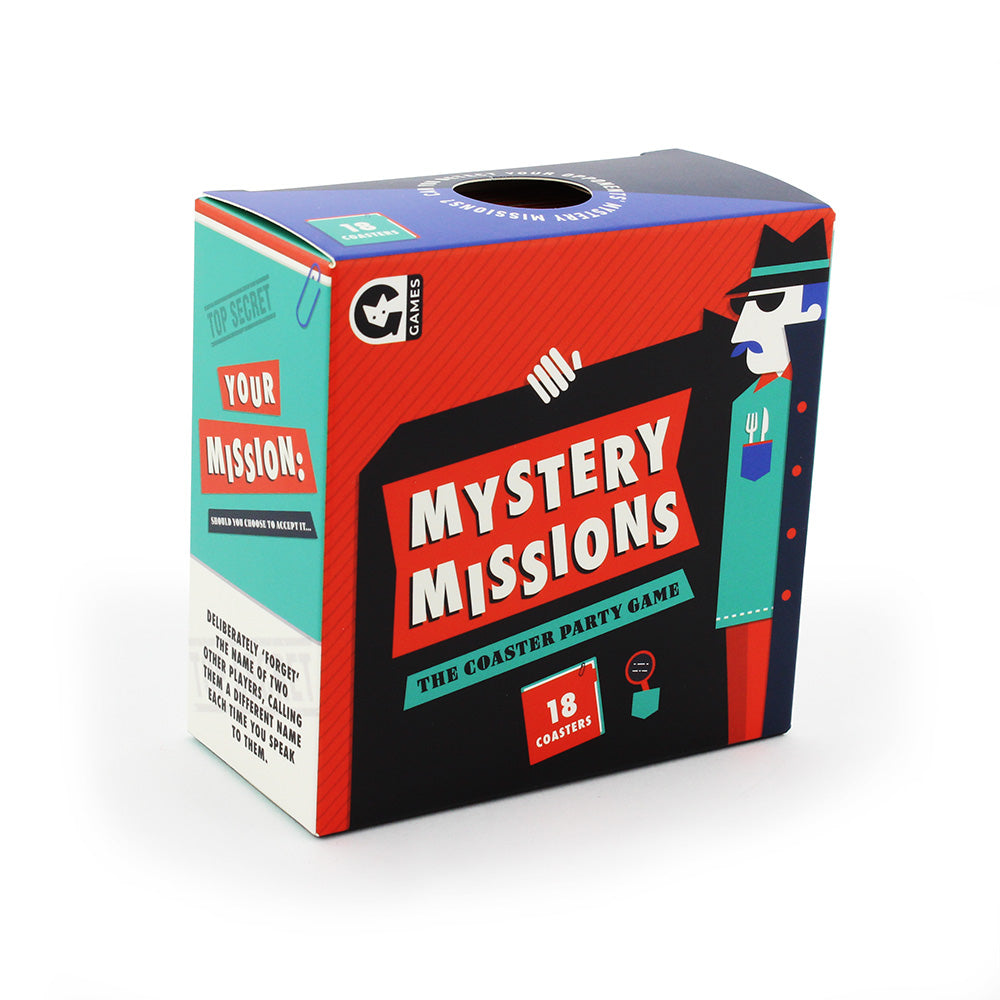 Mystery Missions - The Coaster Party Game