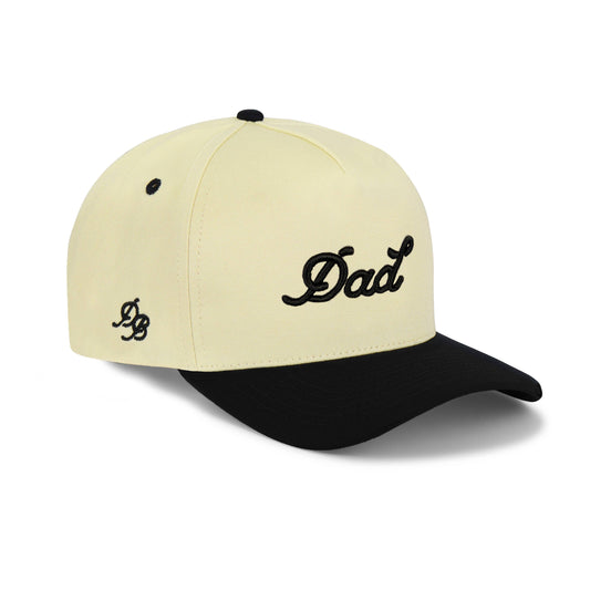 Dad Snapback Hat Black
