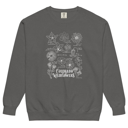Colorado Wildflowers Comfort Colors Sweatshirt
