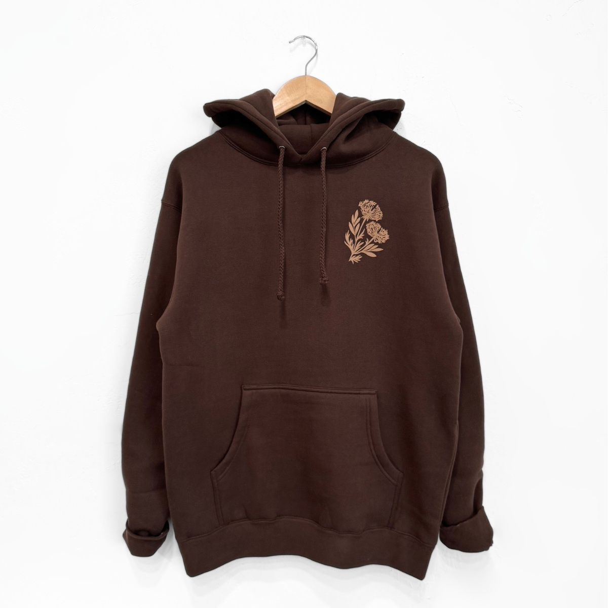 Wild Field Unisex Hoodie - Brown