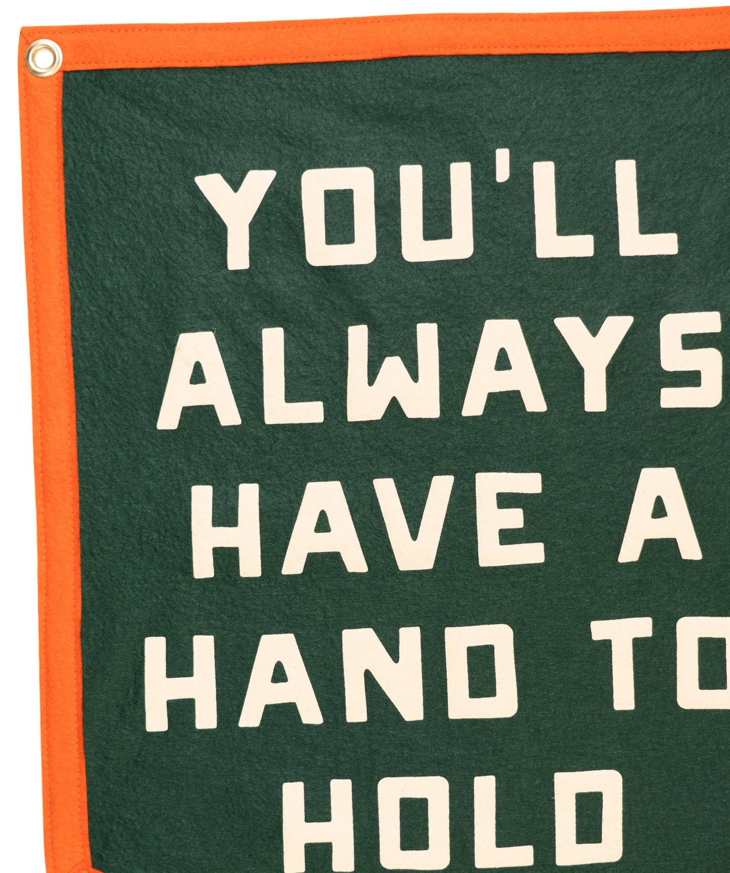 You'll Always Have A Hand To Hold Camp Flag • Billy Strings x Oxford Pennant