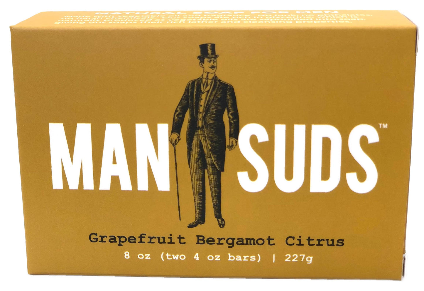 Man Suds - Men's Natural Grapefruit Bergamot Citrus Soap