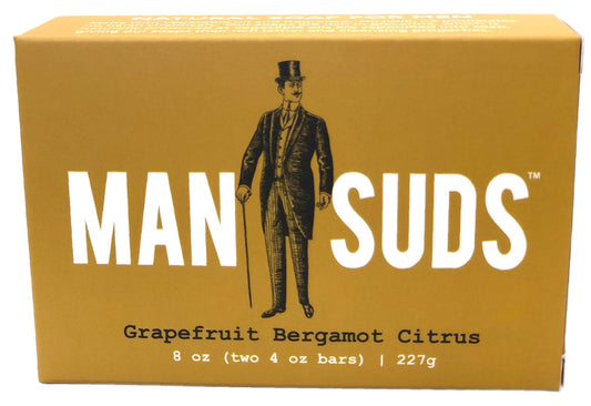 Man Suds - Men's Natural Grapefruit Bergamot Citrus Soap