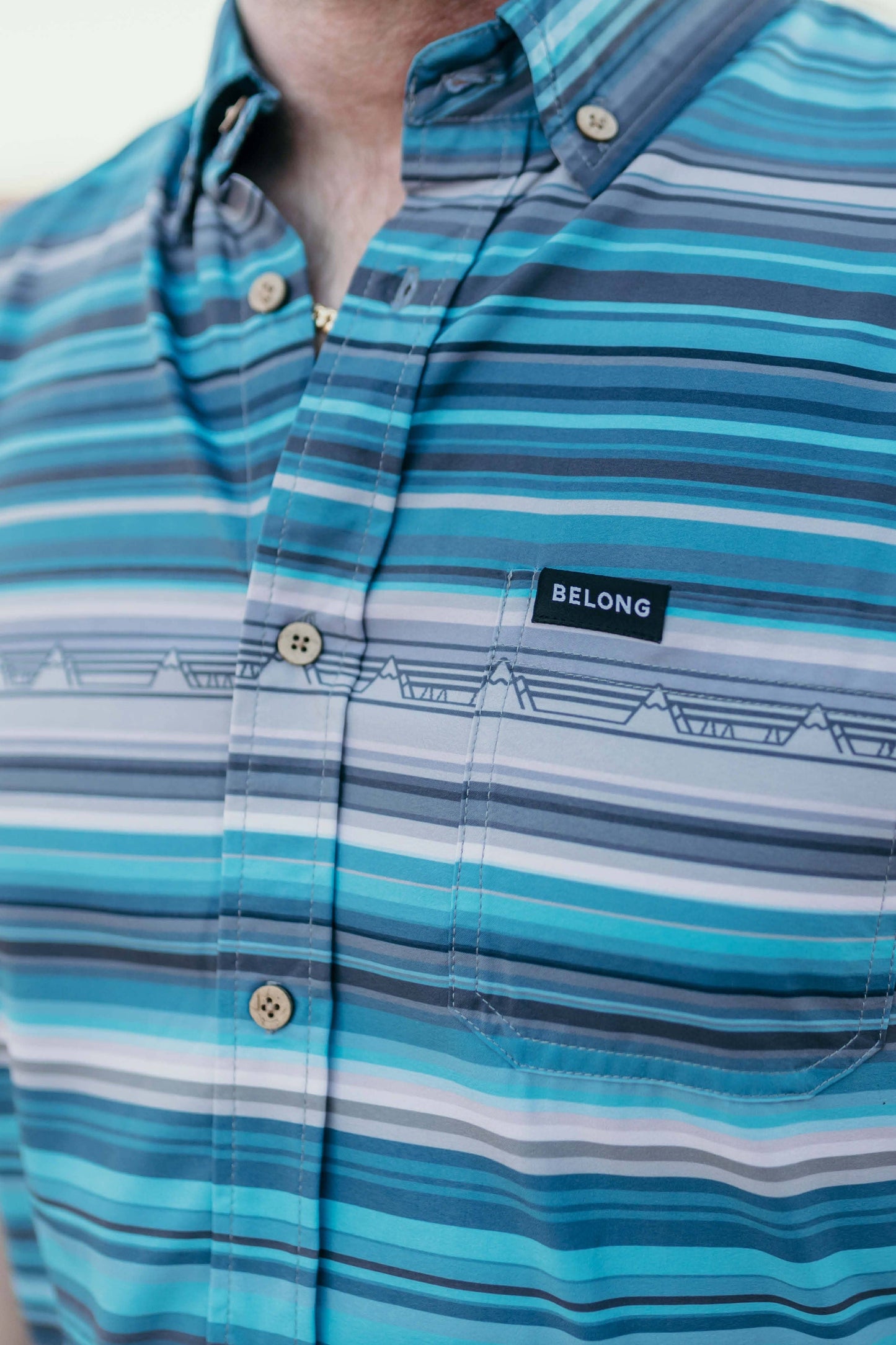 Men's Vista Stretch Button Down Alpine Summit