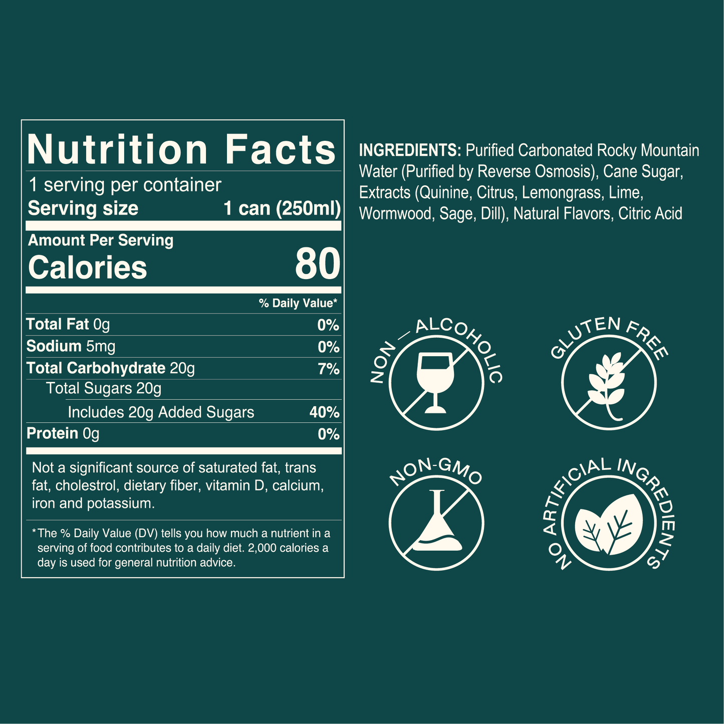 Sparkling NA G&T Mocktail - 4 pack