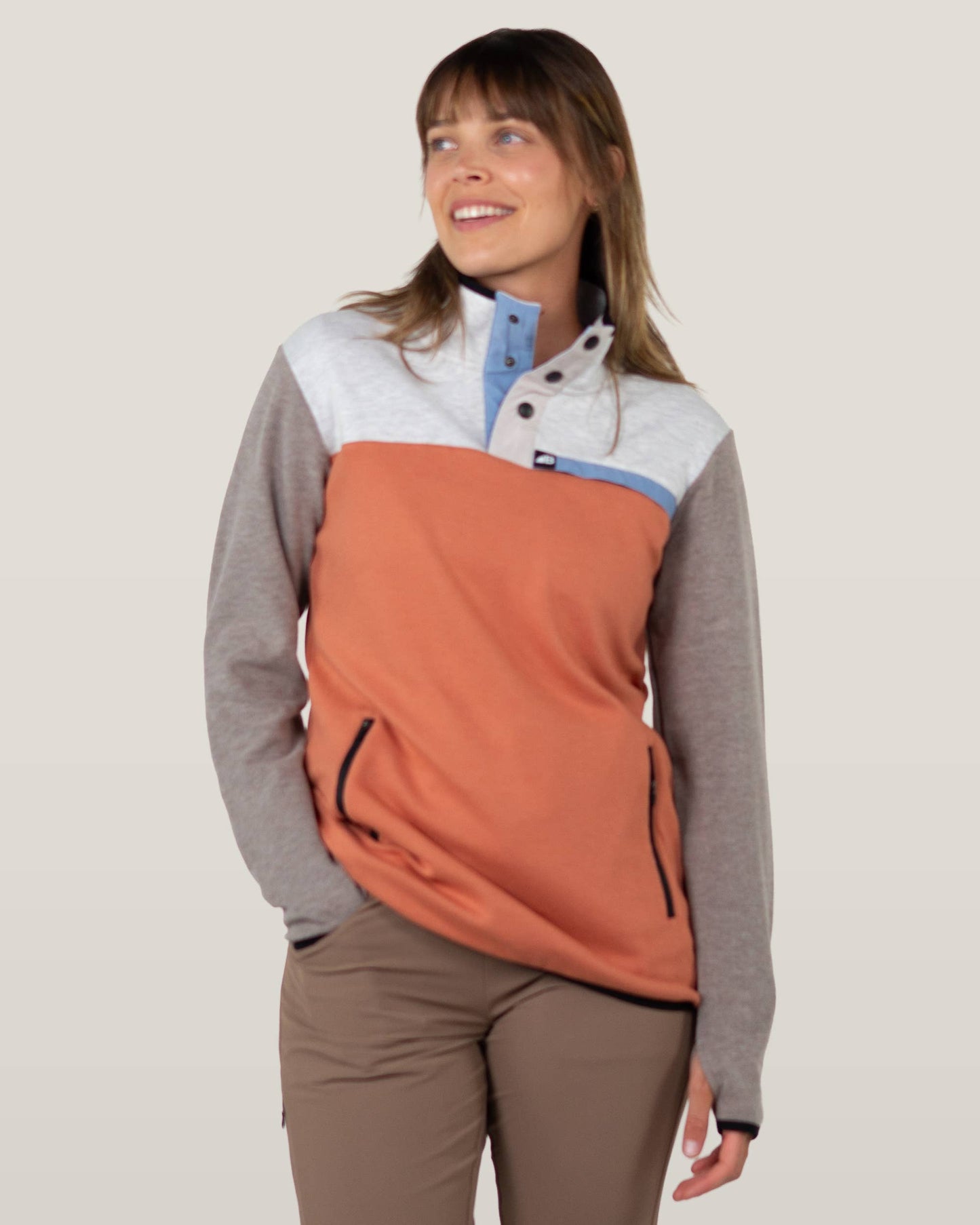 Women's Powell Fleece Pullover Elastic Waist
