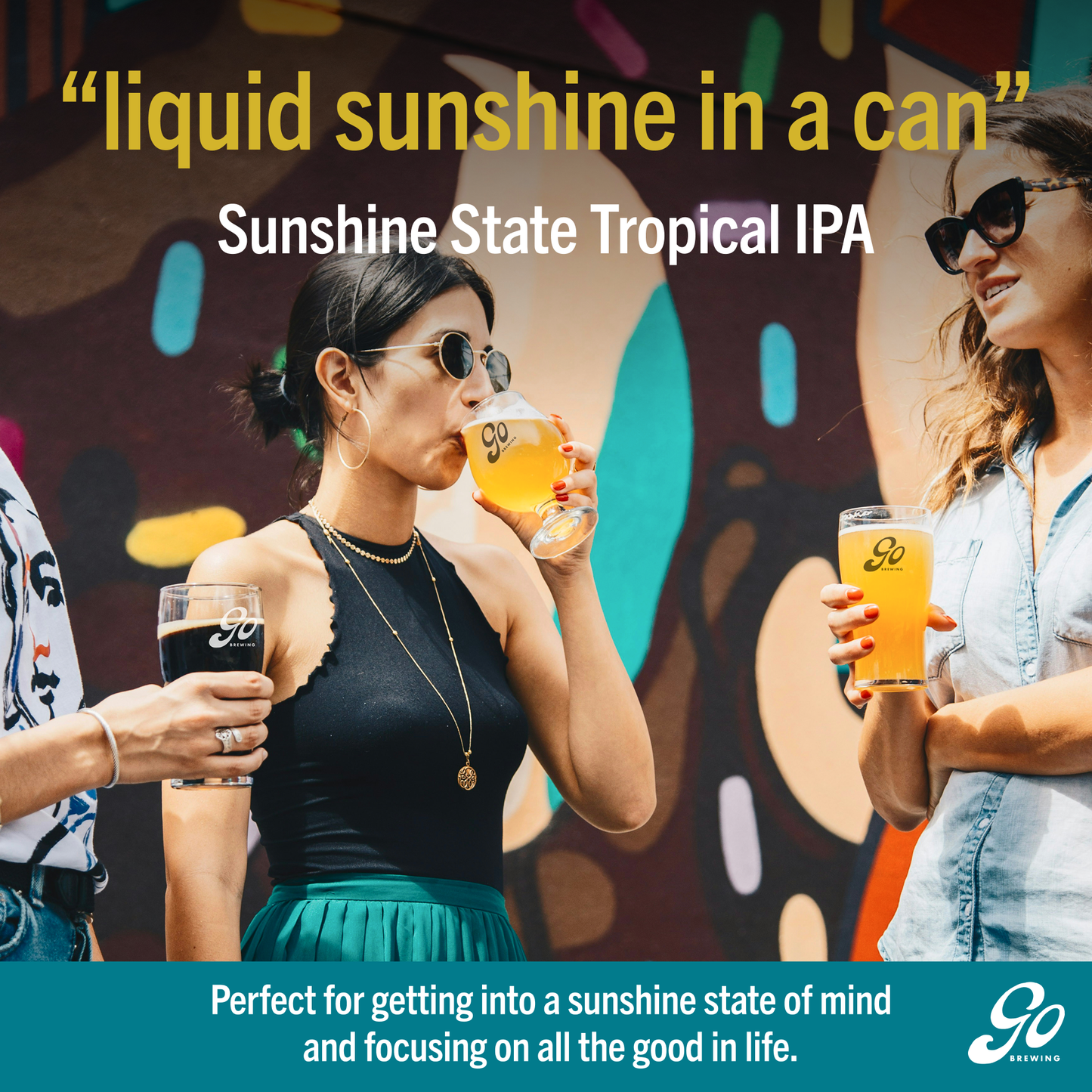 Go Brewing Sunshine State IPA (Non-Alcoholic Beer)