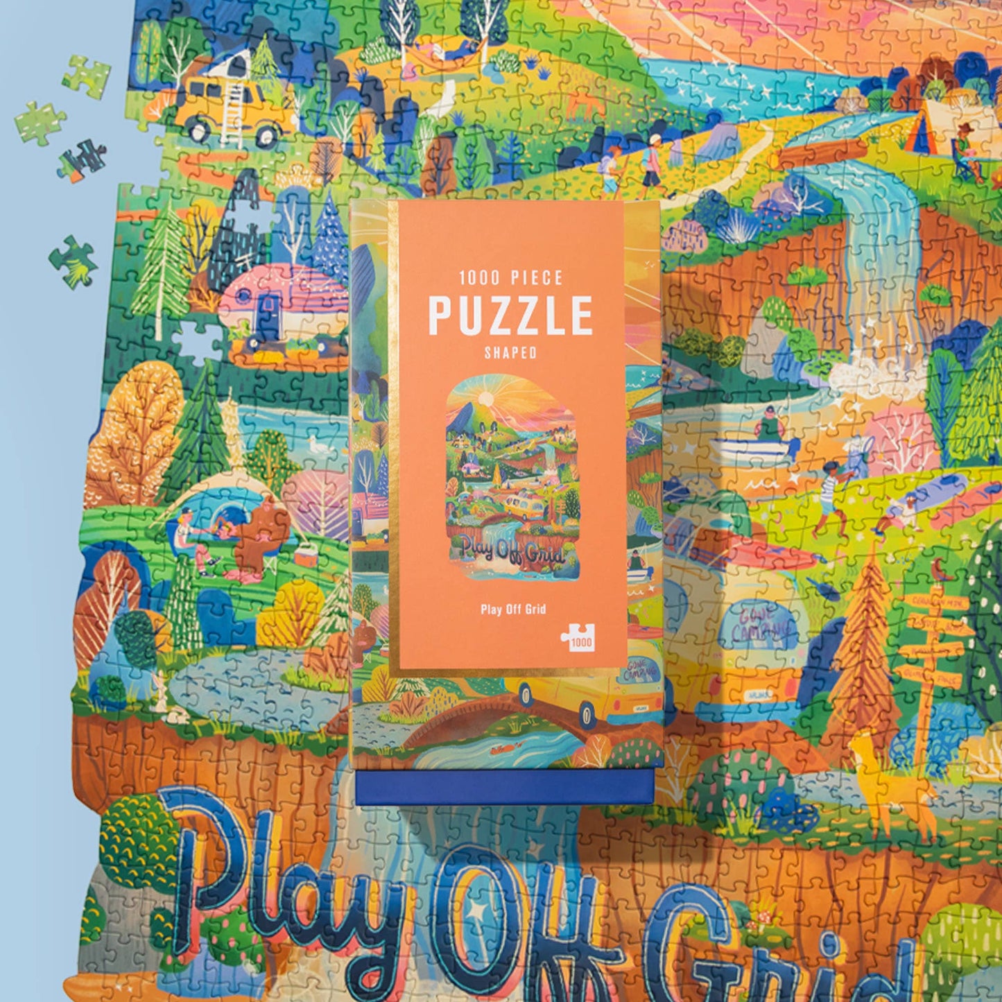 Play Off Grid, Firelight - 1000 Piece Puzzle
