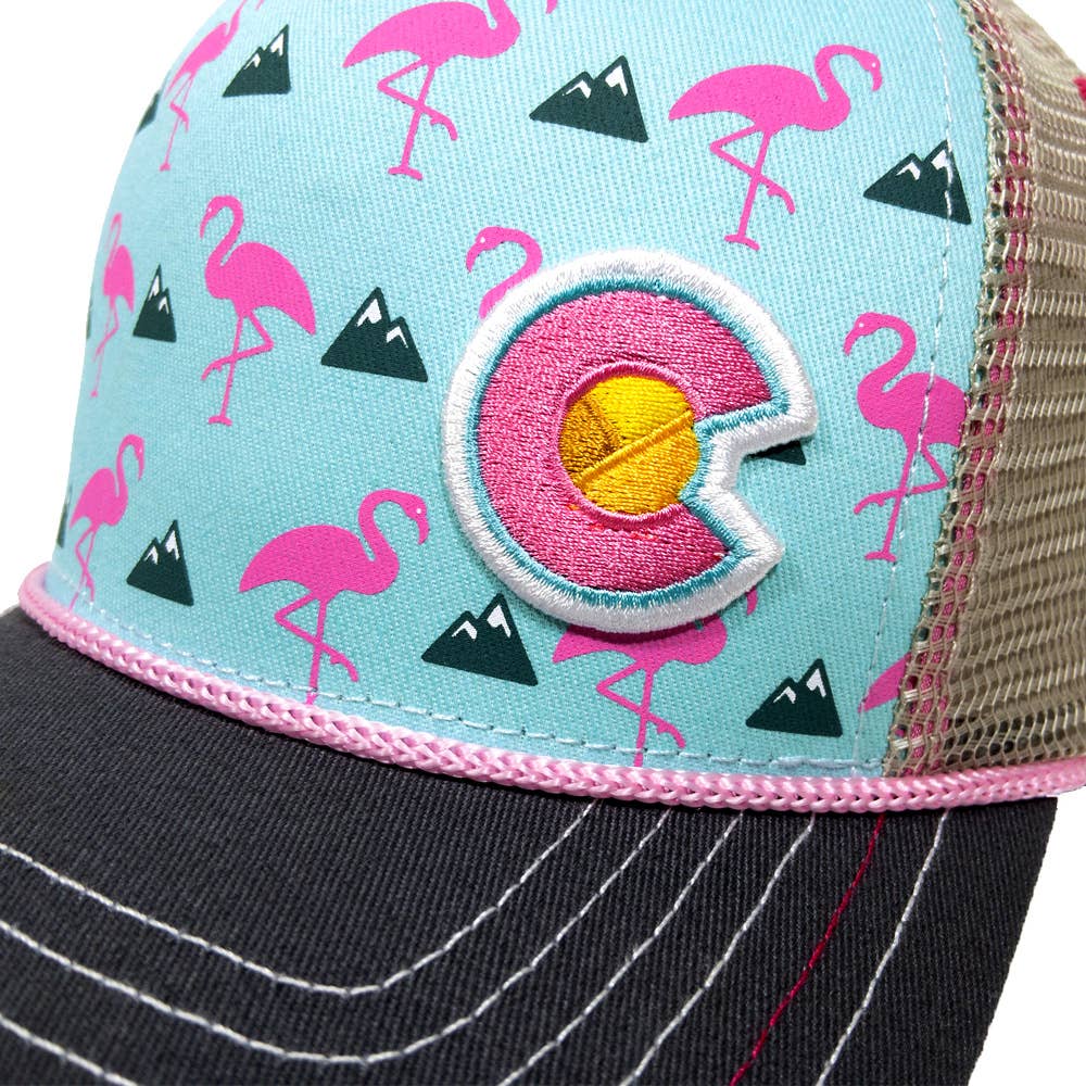 Colorado Flamingo Curve Bill Hat