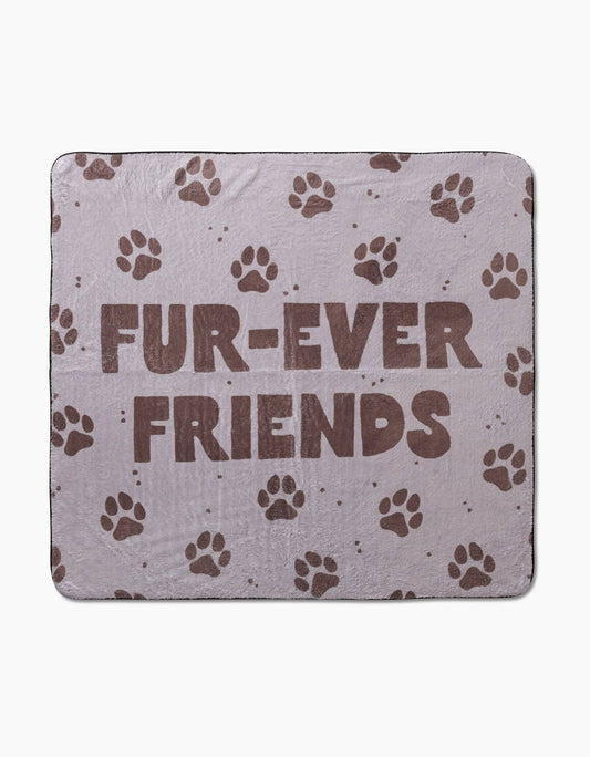 Fur Ever Friends Plush Towel - Geometry