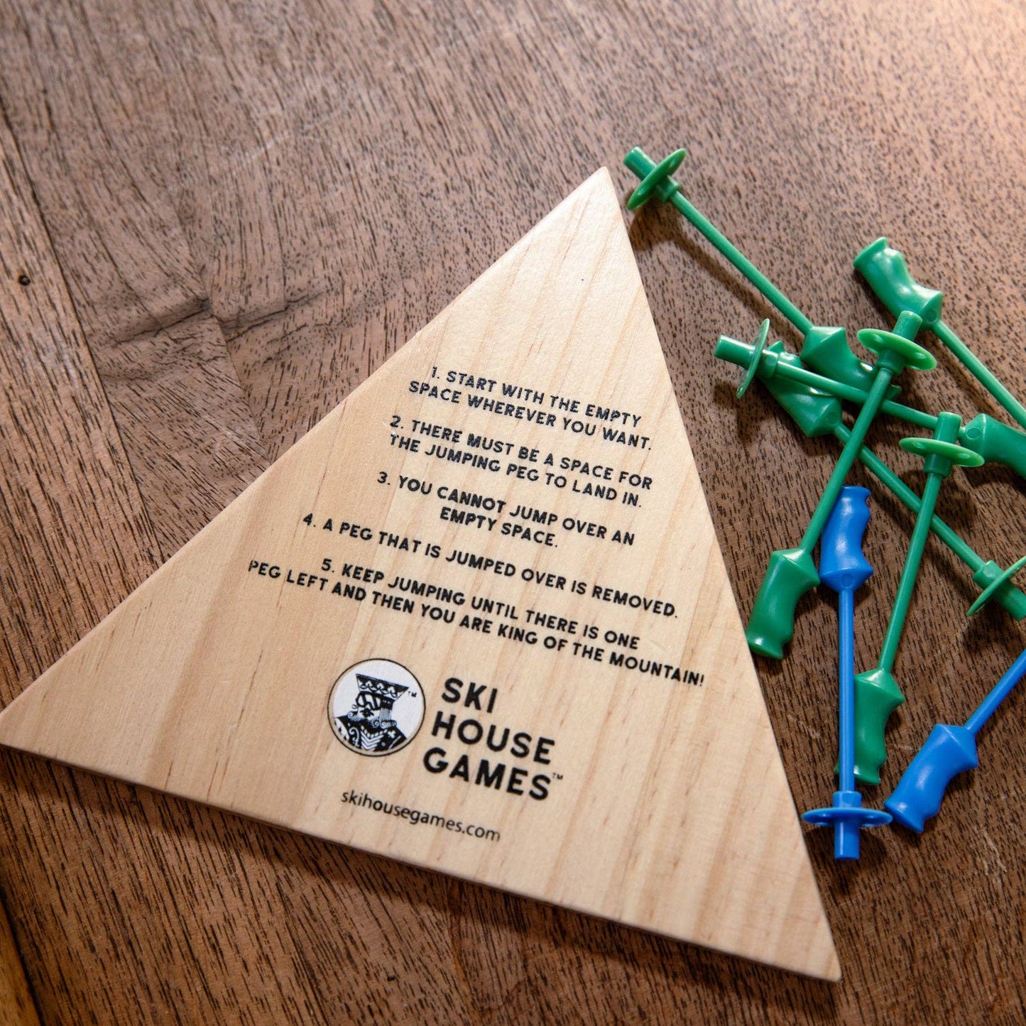 Mountain Jump Peg Game