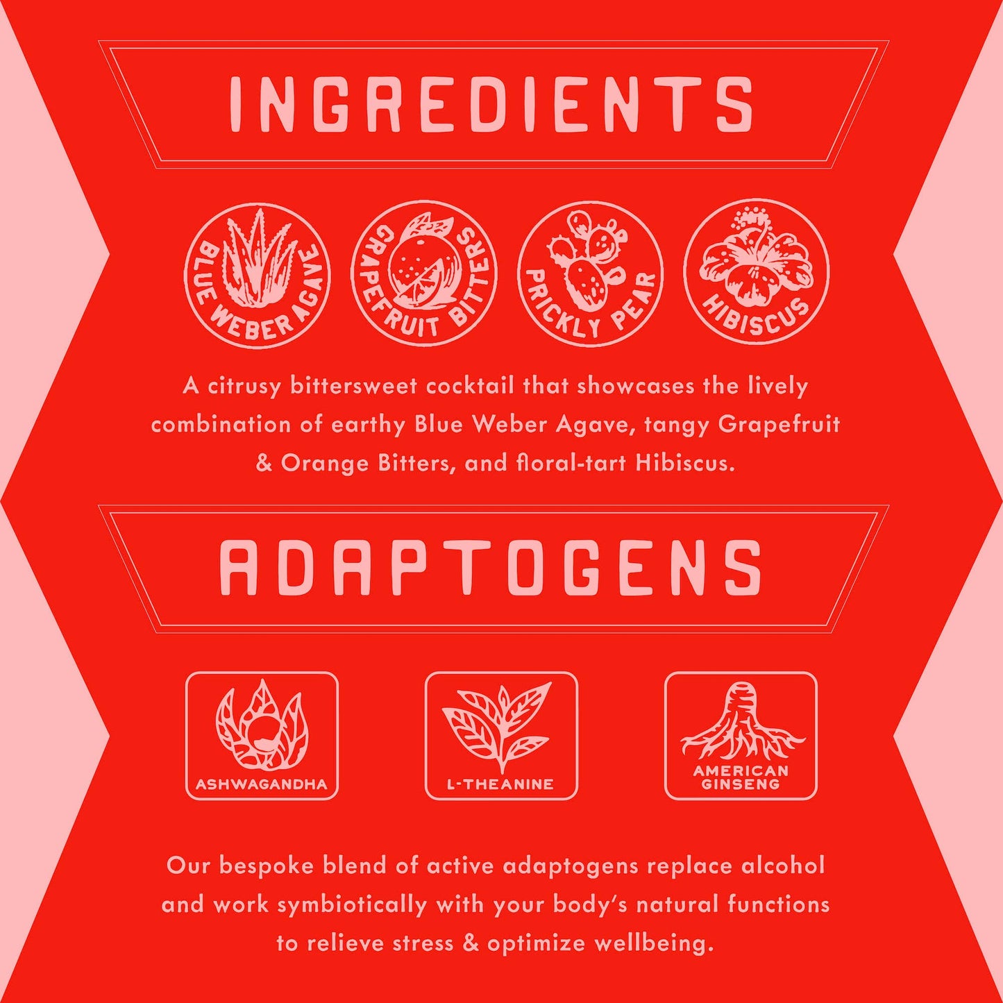 PARCH Prickly Paloma Agave Mocktail - 4 pack