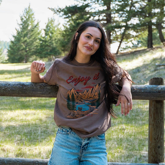Enjoy It Don't Destroy It Unisex Tee - Espresso