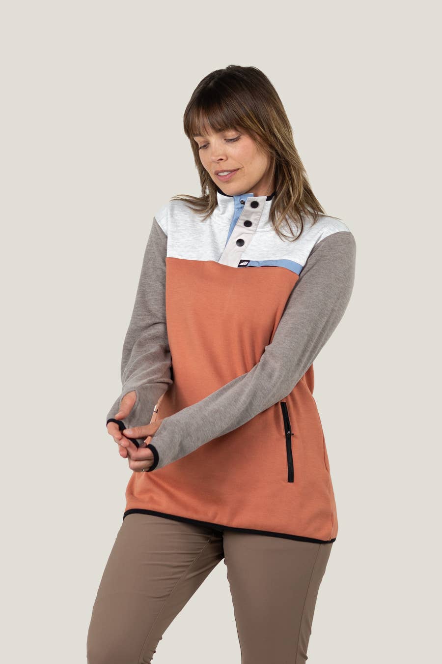 Women's Powell Fleece Pullover Elastic Waist