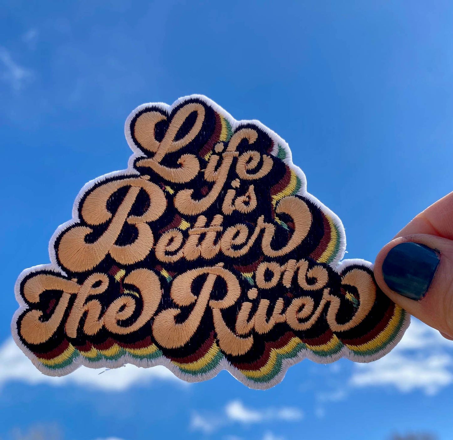 Life is Better on the River Kids Trucker Hat