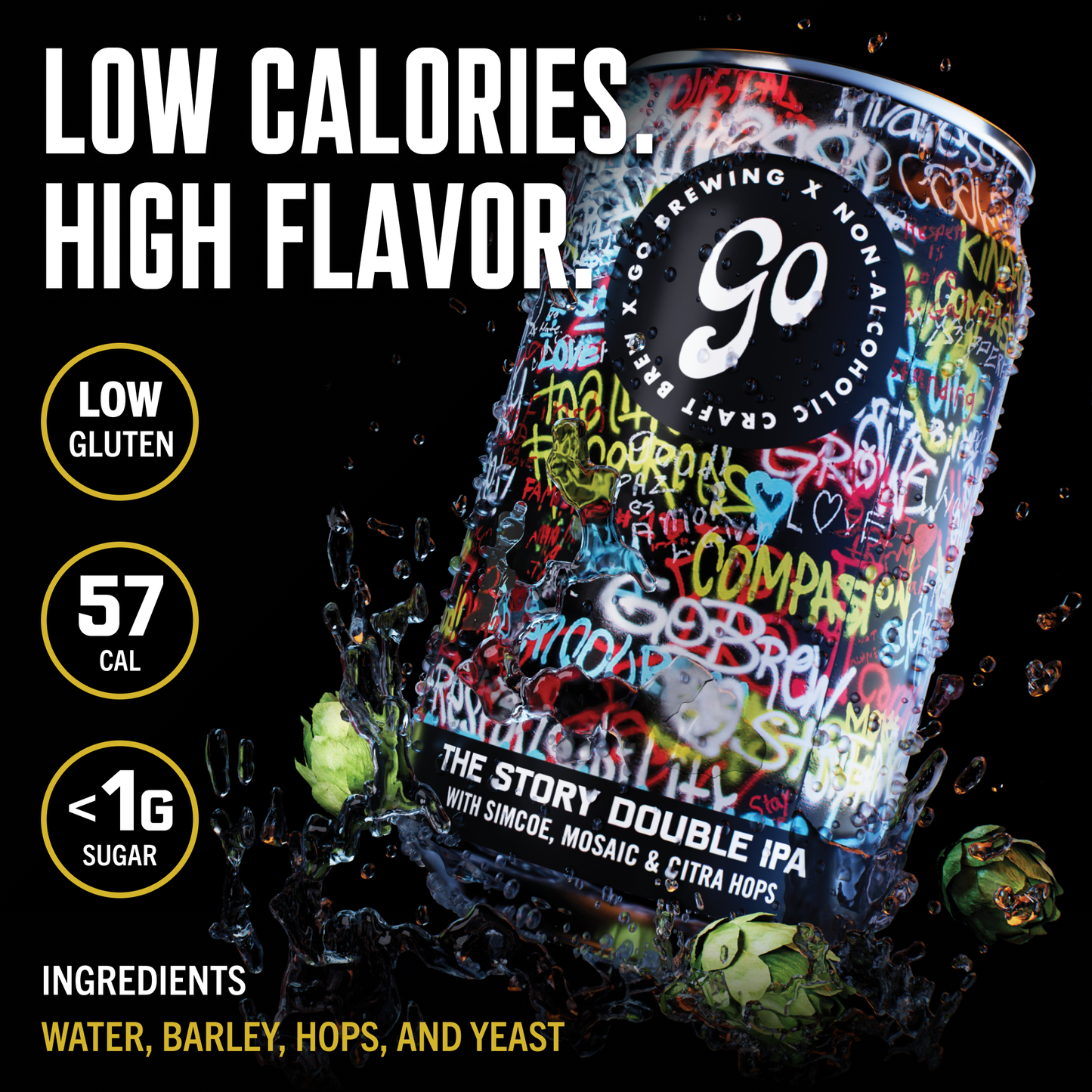 Go Brewing The Story - Double IPA (Non-Alcoholic Beer)