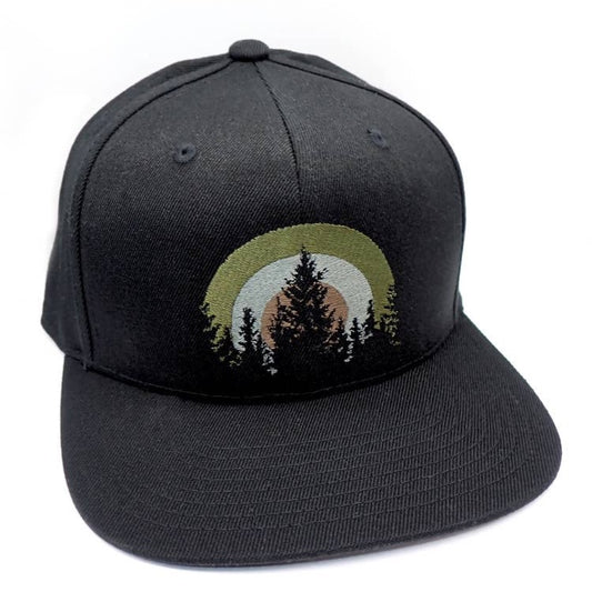 Forest Landscape Flatbill Hat