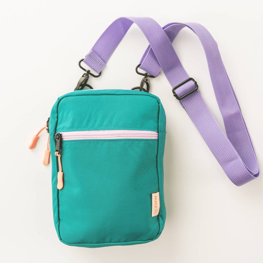 Teal/Lavender Crossbody Bag - Keep Nature Wild