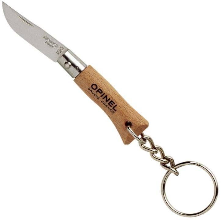 Opinel No.02 Stainless Steel Folding Keychain Knife