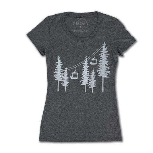 Gondi in the Trees Women's T-Shirt Grey