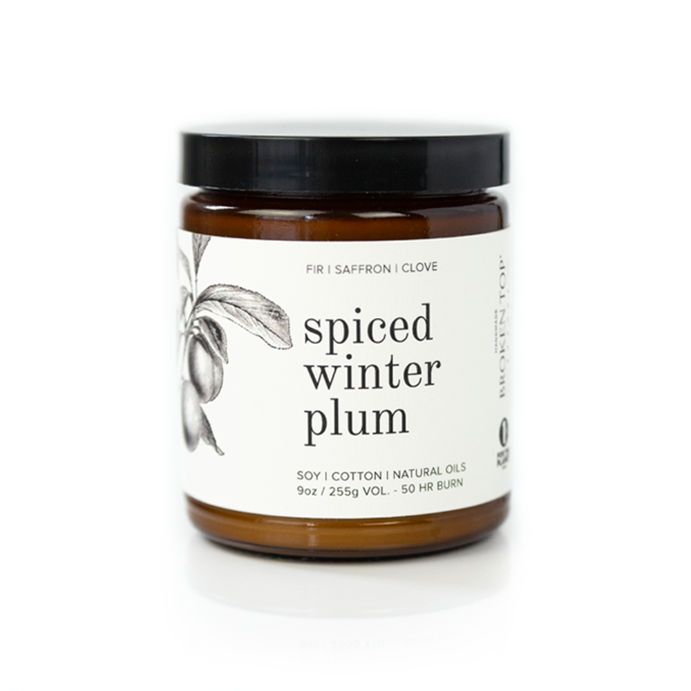 Spiced Winter Plum Soy Candle - 9 oz