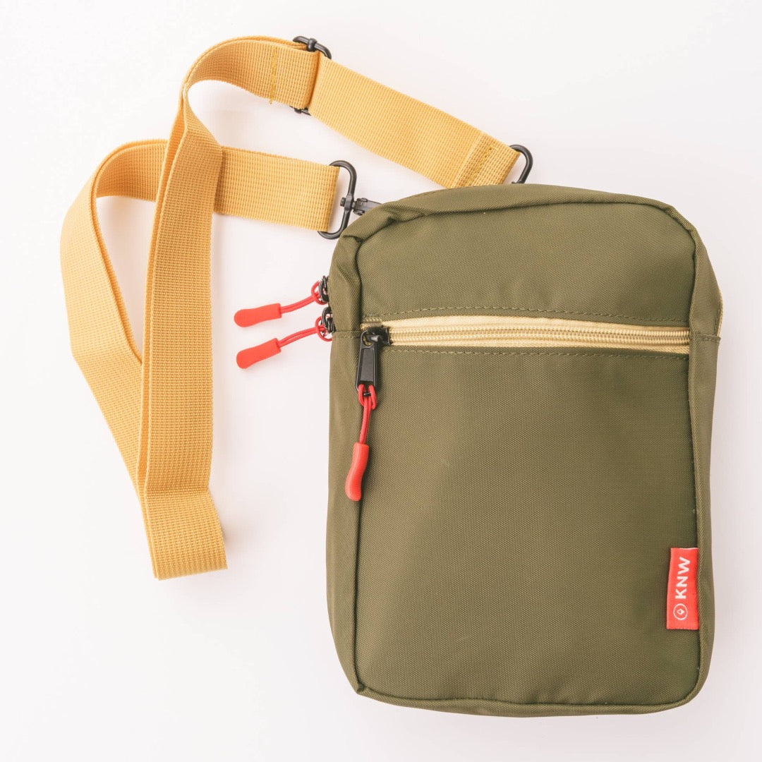 Crossbody Bag - Olive + Khaki