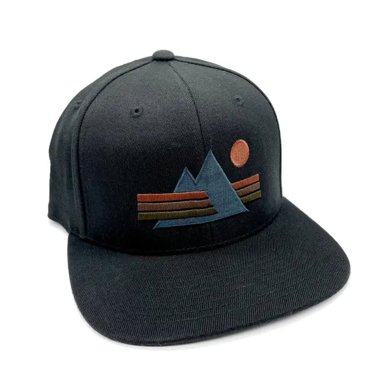 Peaks and Rays Curved Bill Baseball Hat