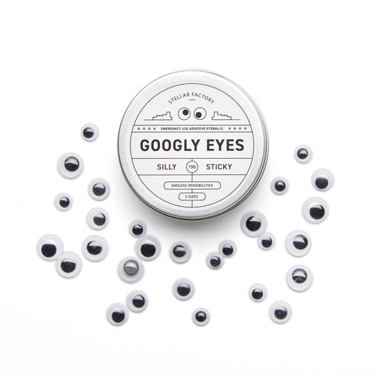 Googly Eyes: Emergency Adhesive Eyeballs Kit - Stocking Stuffer
